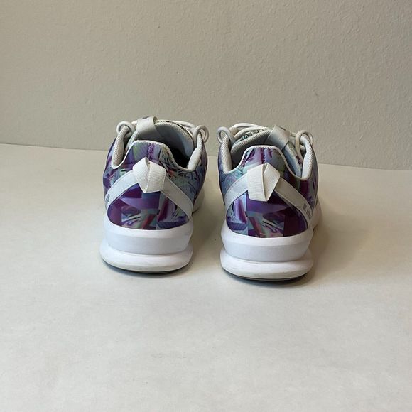 Adidas Women's Sz 7.5 SL Loop Racer Purple Aqua White Multicolor Iridescent Shoe - Picture 7 of 9